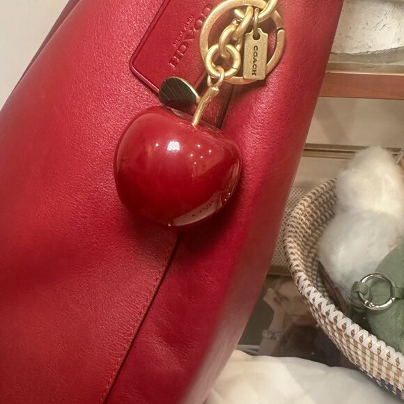 Coach Brooklyn Carryall Shoulder Bag in Oxblood Leather - Bag only - Picture 3 of 9